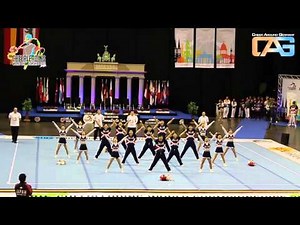 Team Japan Mixed Coed at CWC Finals Cheerleading World Championships 2015 in Berlin