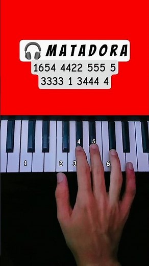 🎧MATADORA - Phonk (Easy Piano Tutorial) #viral #shorts