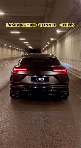 Lamborghini Urus Revving Inside a Tunnel 🔊 Insane Echo