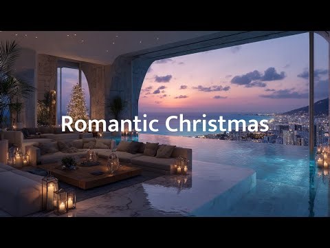 Romantic Christmas Pool Chillout 2025 | Ocean Breeze Ambience for Calm Sleep