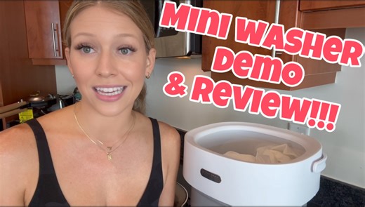 Watch Portable Washing Machine Review and Test Run on Amazon Live