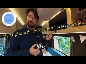 Installing 12v magnetic locks to campervan cupboard doors