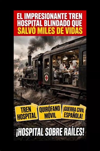 El impresionante tren hospital blindado que salvó miles de vidas 🚂💉