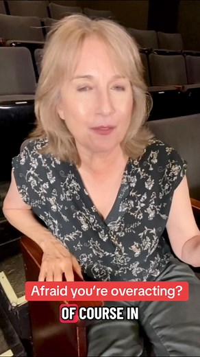 Afraid you’re overacting? Or underacting? This is how you gauge it. #actingtips #actortraining #actoradvise #howtoact #actingexercises | Kimberly Jentzen