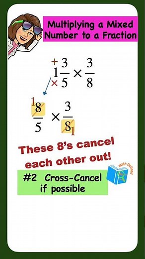 Multiplying a Mixed Number to a Fraction|Math Defined with Mrs. C