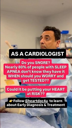 Is Snoring a sign of Sleep Apnea??