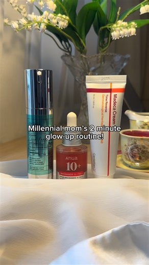 ✨ Millennial mom’s quick skin routine ✨ Smooths texture, brightens tone, and firms tired skin — all in 3 steps: 1️⃣ VT Reedle Shot 300 → boosts collagen & refines pores 2️⃣ Anua Niacinamide 10 TXA 4 → evens tone & fades dark spots 3️⃣ Centellian 24 Madeca Cream Season 7 → firms & deeply hydrates You don’t need 10 steps — just this trio 💗 #kbeauty #skincareroutine #millennialmom #glassskin #vtreedleshot #byanua #centellian24 #glowingskin #skincarefor30s | KBeauty