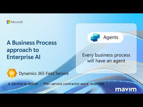 How AI Agents Transform Dynamics 365 Field Service Processes | Mavim Demo