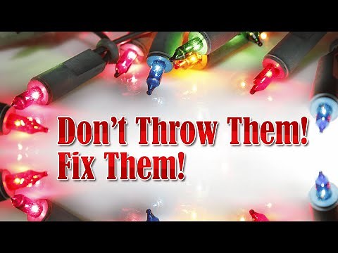 Christmas Light Replace Fuse Not The Problem? Use This Repair Tool to Fix Your Christmas Lights!