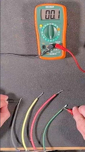 Testing for a ground with your multimeter. #WorkForWater #WaterWell #Multimeter #ElectricMotor