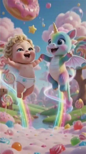Baby Dragon Surprise 🐉 #nurseryrhymes