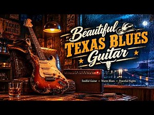 Beautiful Texas Blues Guitar ~ Beautiful Texas Blues for Calm Evening & Relaxation