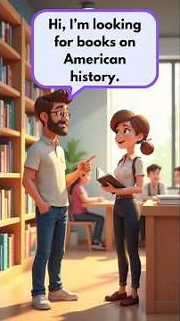 Library conversation | Easy English Conversation for Beginners #englishconversation