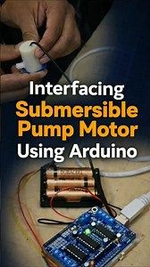 Interfacing a Submersible Pump Motor using Arduino #shorts #reels #arduino #project #motor #pump