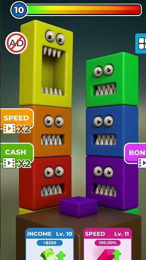 Cartoon Game 🎮 3d Animation #gaming #3d CUBIC BATTLE WITHOUT END!