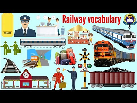 Railway Vocabulary | Railway Related Words | Easy English Learning Process