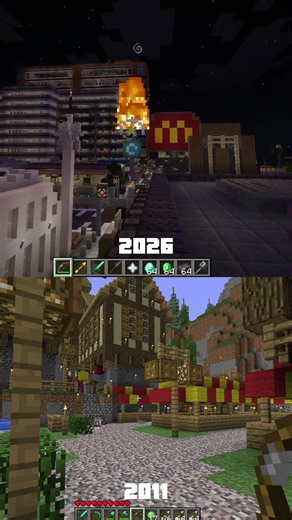 MINECRAFT BOW 2026 VS 2011