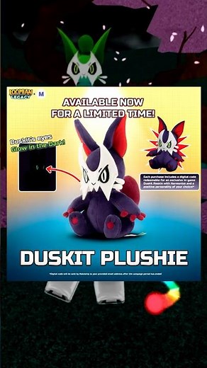 We Turned Duskit Into a MARKETABLE PLUSHIE, And You Can Get Yours NOW!