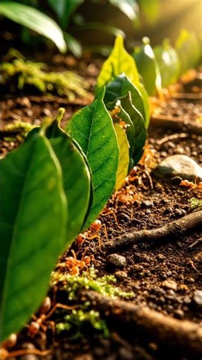 Have you ever noticed that ants never walk separately?