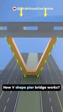 V shaped bridge pier engineering #engineering