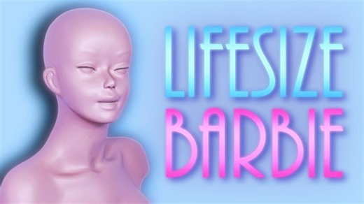 I brought a mannequin to life as Barbie! 💖 | HeXtian
