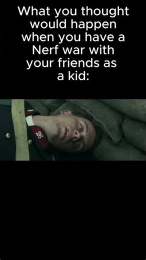 what you thought nerf wars was gonna be like