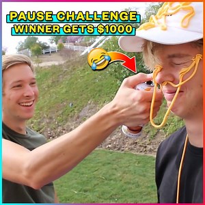 Extreme Pause Challenge - Winner Gets $1000 ! 💸😜 | Dangie Bros