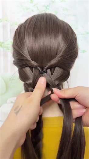 Easy Braided Bun for Girls 🌸 Wedding & Party Hairstyle