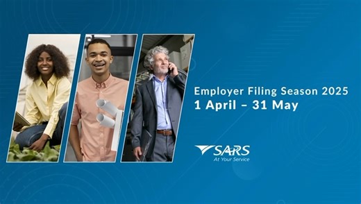 The Employer Filing Season 2025 deadline is near! File your Annual Employer Reconciliation Declaration (EMP501) before 31 May 2025! https://bit.ly/3Zm1pnM #YourTaxMatters #EmployerSubmissions | South African Revenue Service (SARS)