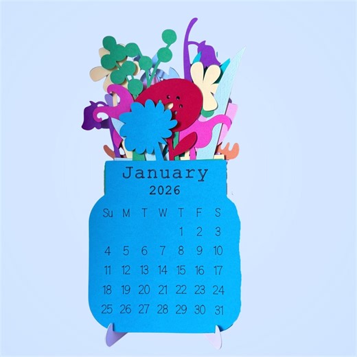 Stacked Calendar 2026 - Etsy