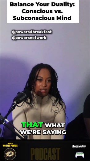 Powers 4 Breakfast Show on Instagram: "The conscious mind chooses.⚡️ The subconscious mind repeats.⚡️ When they’re in conflict, life feels stuck. When they’re aligned, change becomes natural. Awareness is the bridge. Balance is the practice. Mastery isn’t controlling one side it’s learning to work with both. ⚡️ 🚨Sovereignty, Alignment, Divine Insight & Ascension Episode out Sunday 8th February 2026🚨 Sponsors : @dejavufm @iakam_gaming_uk This isn’t just a live podcast its a frequency shift. L🎤