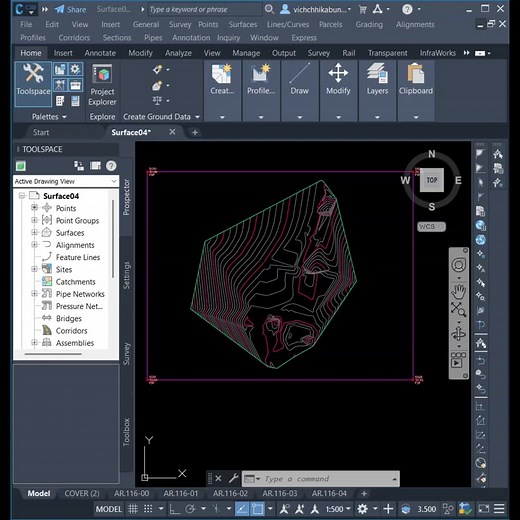 #Civil3D #AutoCAD #civilengineering | KL Surveyor
