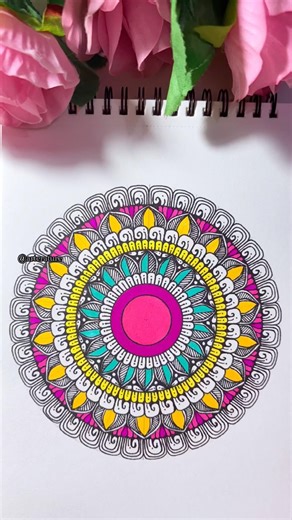 Unique Mandala Pattern For Beginners🌸🎀