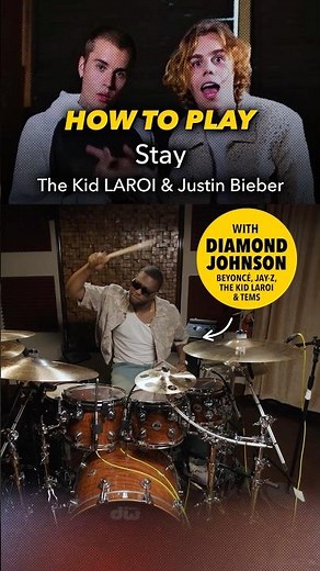 Learn How to Play “STAY” by The Kid LAROI + Justin Bieber ft. Diamond Johnson 🥁