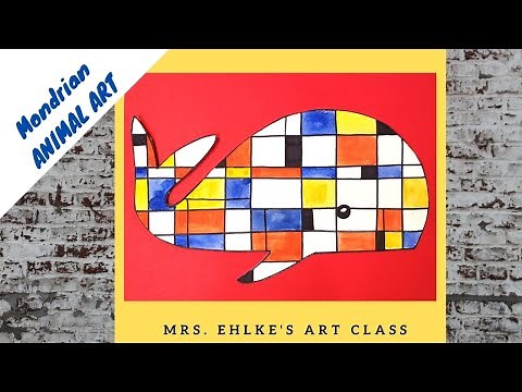 Mondrian Animal Art