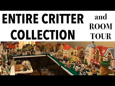 🐵🐰 ALL our Calico Critters AND Critterland tour! Big Sylvanian Families collection walk-through!