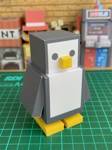 Create Fun Penguin Papercraft: Tutorial & Template