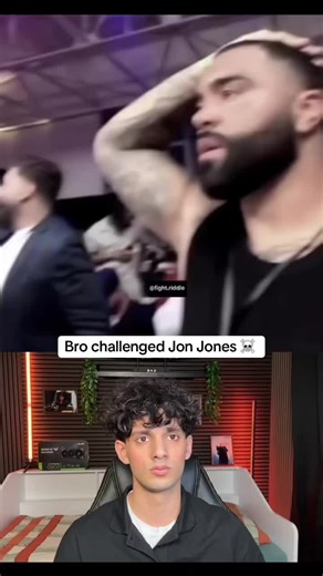 No way bro challenged Jon Jones out of millions of people #legacymx #jonjojes #ufc