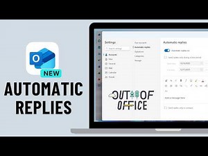 How to Setup Automatic Reply In New Outlook App