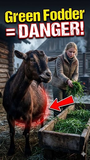 Goat Farming Tip: सुबह हरा चारा देना खतरनाक हो सकता है! #goatfarming