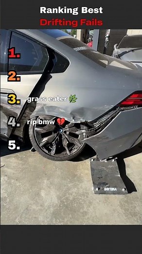 Drifting Gone Wrong: Luxury Cars Destroyed #drift #fails #viral