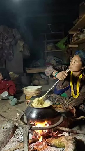 Nepal Poor Family cooked and Ate their tasty meal together Part 1 | Nepali Recipe