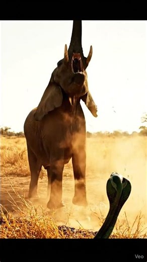 Python vs elephant #wildlife #python #animals #elephant