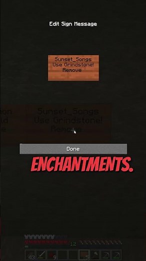 Minecraft Survival | Removing Enchantments the RIGHT Way 😅