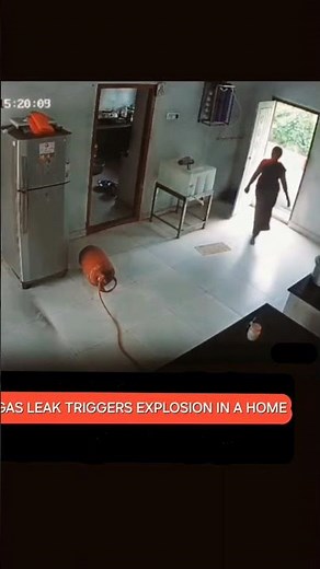 INSANE GAS CYLINDER EXPLOSION #shorts