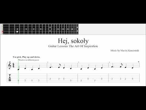 Hej, Sokoły [easy GUITAR TUTORIAL TAB or MUSIC SHEET]
