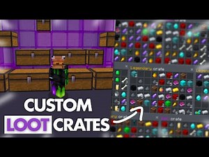 How to make randomized loot crates in MINECRAFT Bedrock Edition