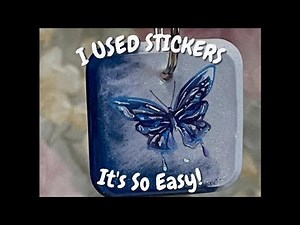 So Easy! Resin Jewelry Tutorial Using Stickers - DIY Resin Jewelry for Beginners