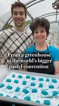 From a greenhouse to the world’s bigger pastel convention #earthberry #art #handmade #craft #family