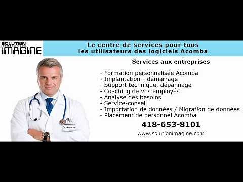 Acomba - Comment effectuer le rapport de TPS-TVQ